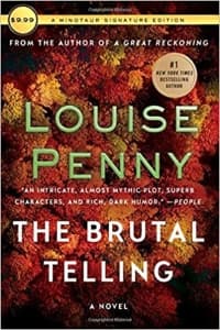 “The Brutal Telling” by Louise Penny (Book cover)