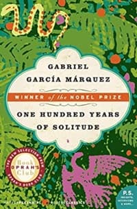 “One Hundred Years of Solitude” by G. G. Marquez (Book cover)