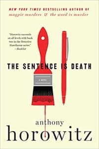 “The Sentence is Death” by Anthony Horowitz (Book cover)
