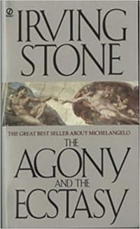“The Agony and the Ecstasy” by Irving Stone (Book cover)