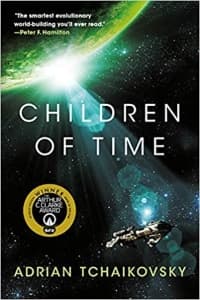 “Children of Time” by Adrian Tchaikovsky (Book cover)