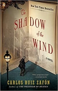 “The Shadow of the Wind” by Carlos Ruiz Zafon (Book cover)