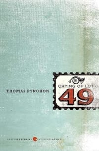 “The Crying of Lot 49” by Thomas Pynchon (Book cover)