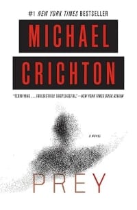 “Prey” by Michael Crichton (Book cover)