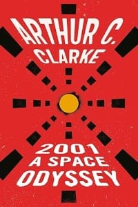 “2001: A Space Odyssey” by Arthur C. Clarke (Book cover)